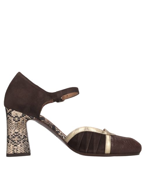 Décolleté Milenia in pelle e camoscio CHIE MIHARA | MILENIA JEEPCAFE-T.MORO-CHAMPAGNE-TERRA